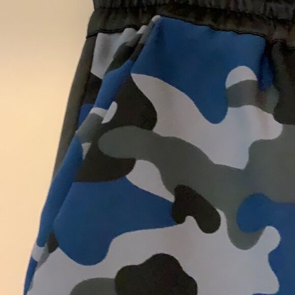 Daya by Zendaya Blue Camo Print Track Pant Medium M Camouflage - Picture 7 of 13